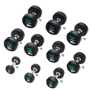 Instant Classic Fitway Commercial Dumbbell Set, 5lb - 50lb Better Than Ever, AI posture sensor, Weight Bar Collars, Indoor slide playground