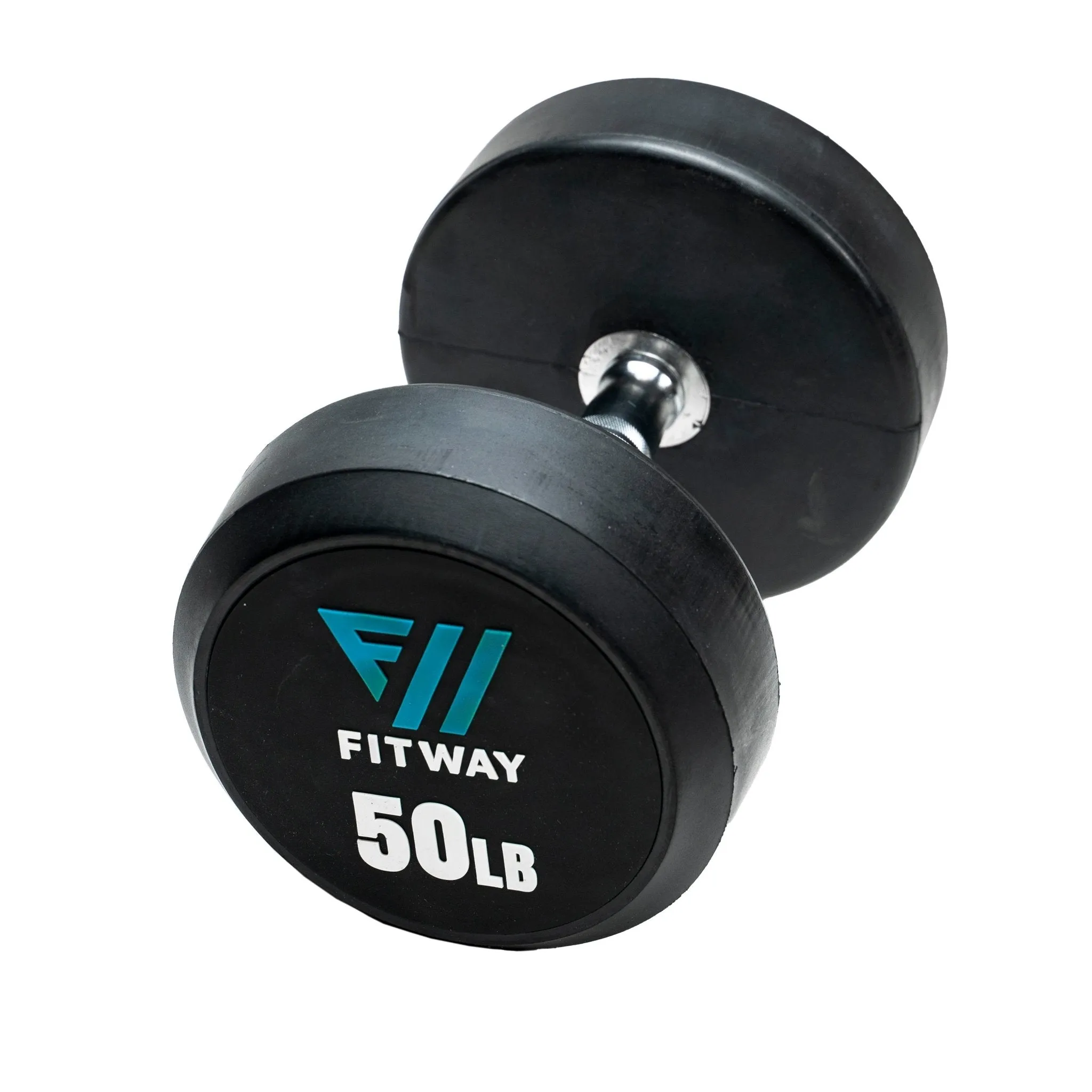Fitway Commercial Dumbbell Set, 5lb - 50lb, Gym towel microfiber, Rubber Gripped Olympic Plates, Black Friday fitness deals