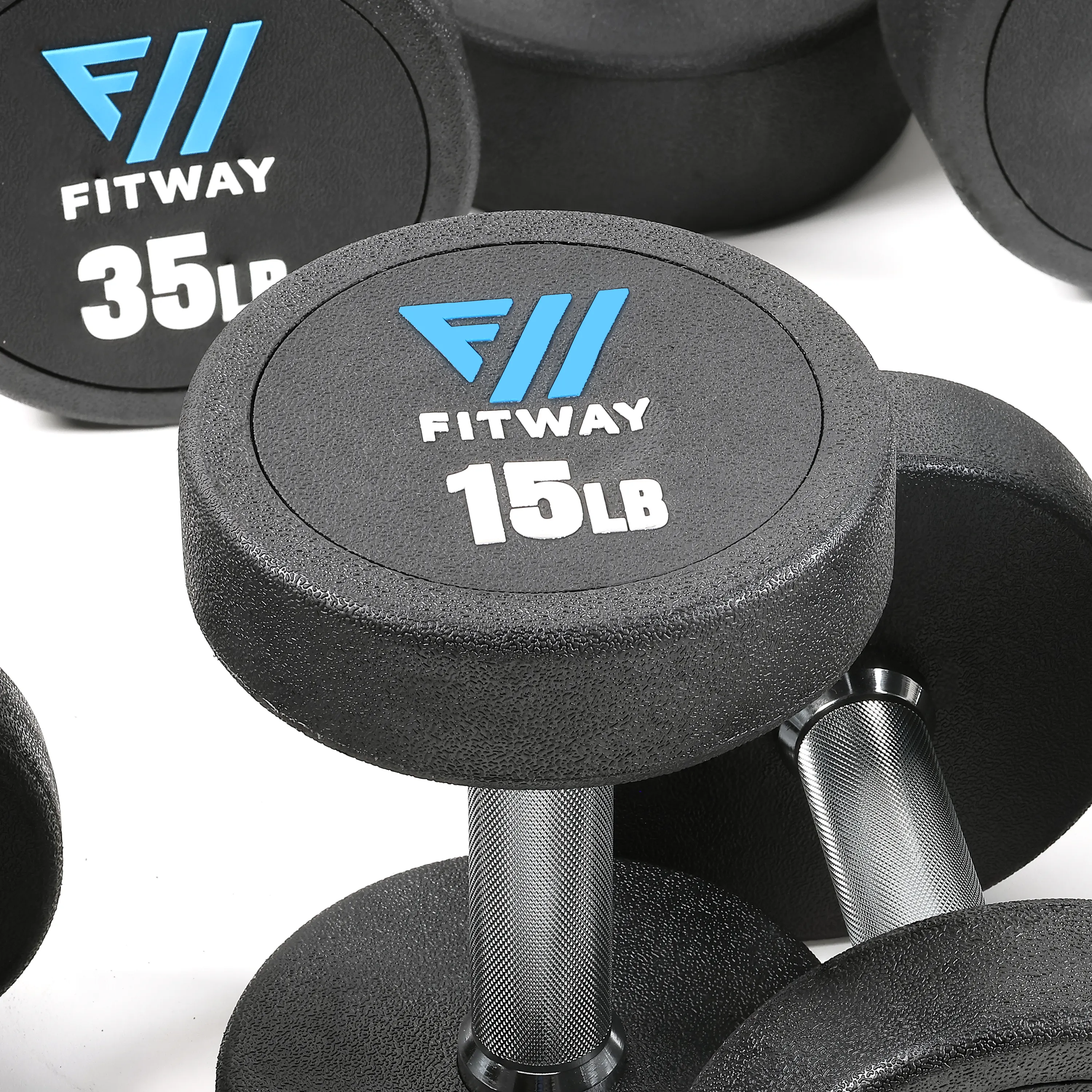 Fitway Pro Commercial Dumbbells 5-50LB Set, Barbells, Cervical neck traction