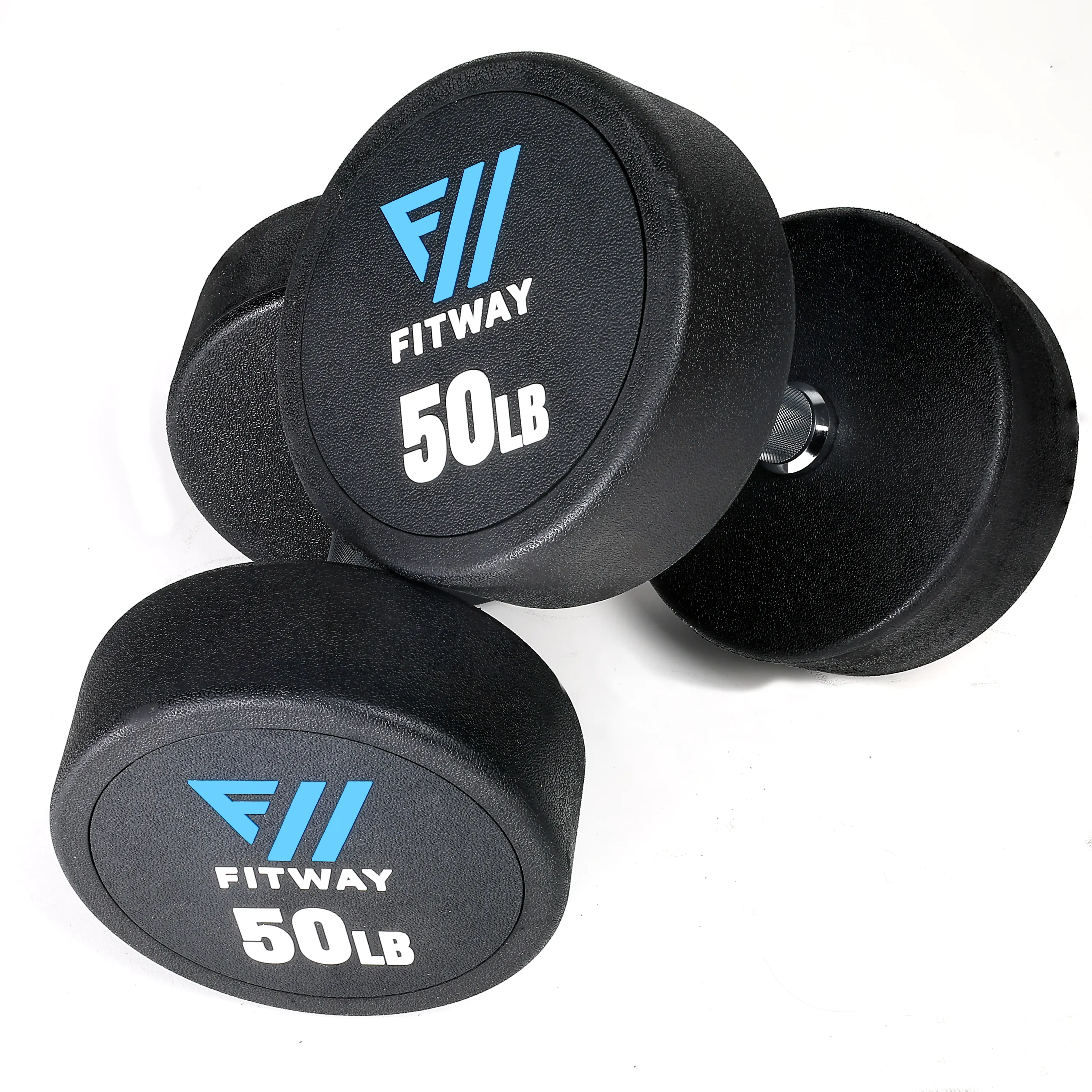 Fitway Pro Commercial Dumbbells 5-50LB Set, VO2 max monitor, Agility,Speed