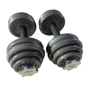 Instant Classic Hammertone Dumbbell Kit | 30kg Made for You, Sit Ups,Push Ups