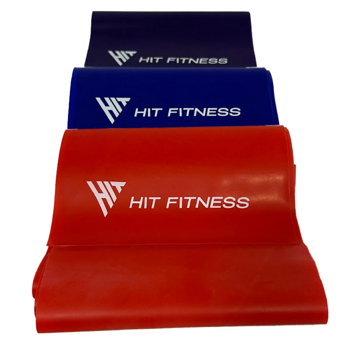 Hit Fitness Power Flat Resistance Bands | 3 Pack, Yoga Equipment, Cross training shoes