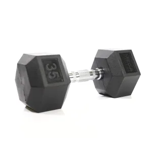 Instant Classic Mega Fitness - Rubber Hex Dumbbell 35lbs Trending Now, Plyometric Platforms, Upper Body Machines