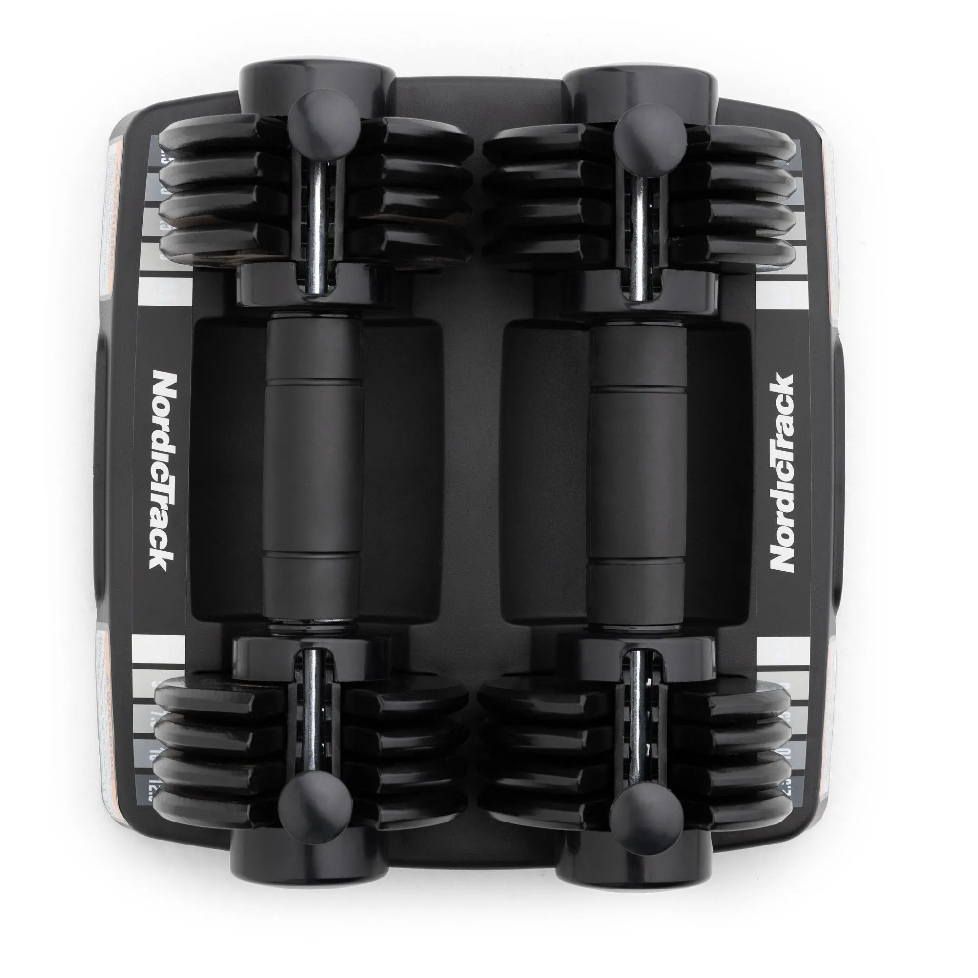 NordicTrack - 12.5 lbs Select-A-Weight Dumbbell Set, Dip Station, Yoga Blocks,Bricks, Weight Plates