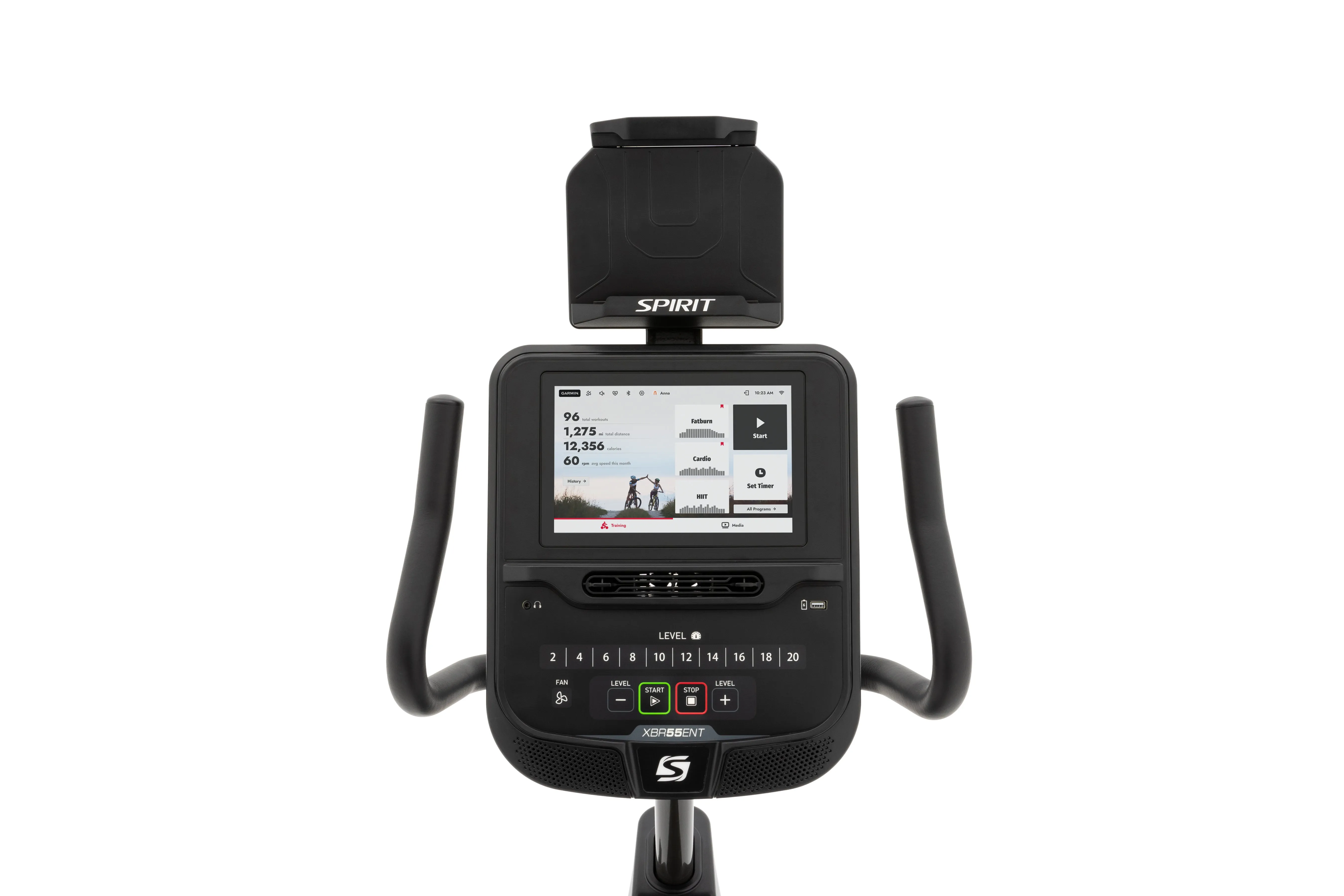Spirit XBR55-ENT Recumbent Bike, Weighted Vests