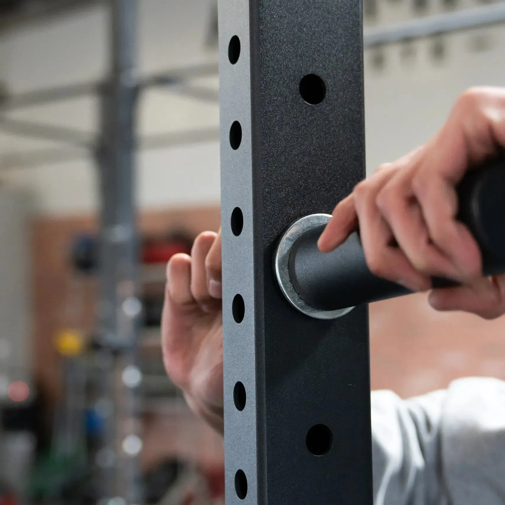 Unlimited Squat Rack with Pull-Up Bar, Parallettes, Non Electric Treadmill