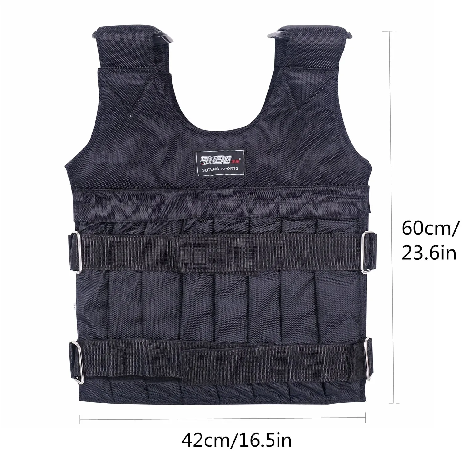 Adjustable Weighted Vest for Workout, Rack,Platforms