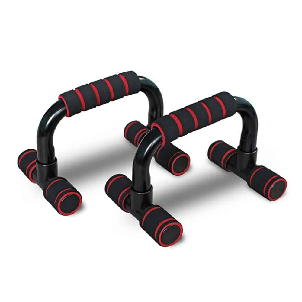Fitness Training Push-Up Bars, Recycled rubber gym flooring
