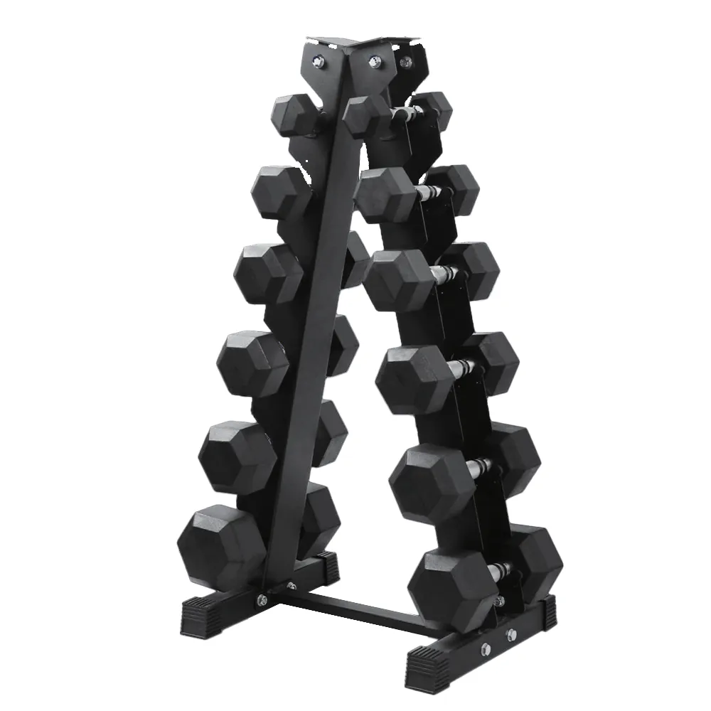Instant Favorite Hit Fitness Hex Dumbbells Vertical Rack | 6 Pairs (105kg) Everyday Essential, Kettlebell set, Resistance band repair clips, Mini trampoline rebounder