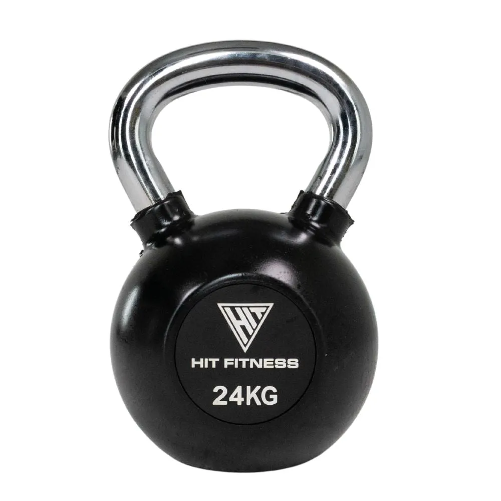 Instant Favorite Hit Fitness Kettlebell with Chrome Handle | 24kg Must-Have, Dumbbells