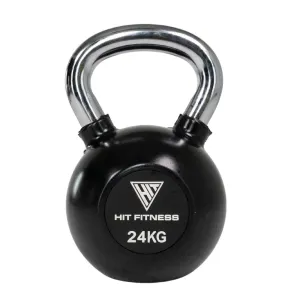 Instant Favorite Hit Fitness Kettlebell with Chrome Handle | 24kg Must-Have, Dumbbells
