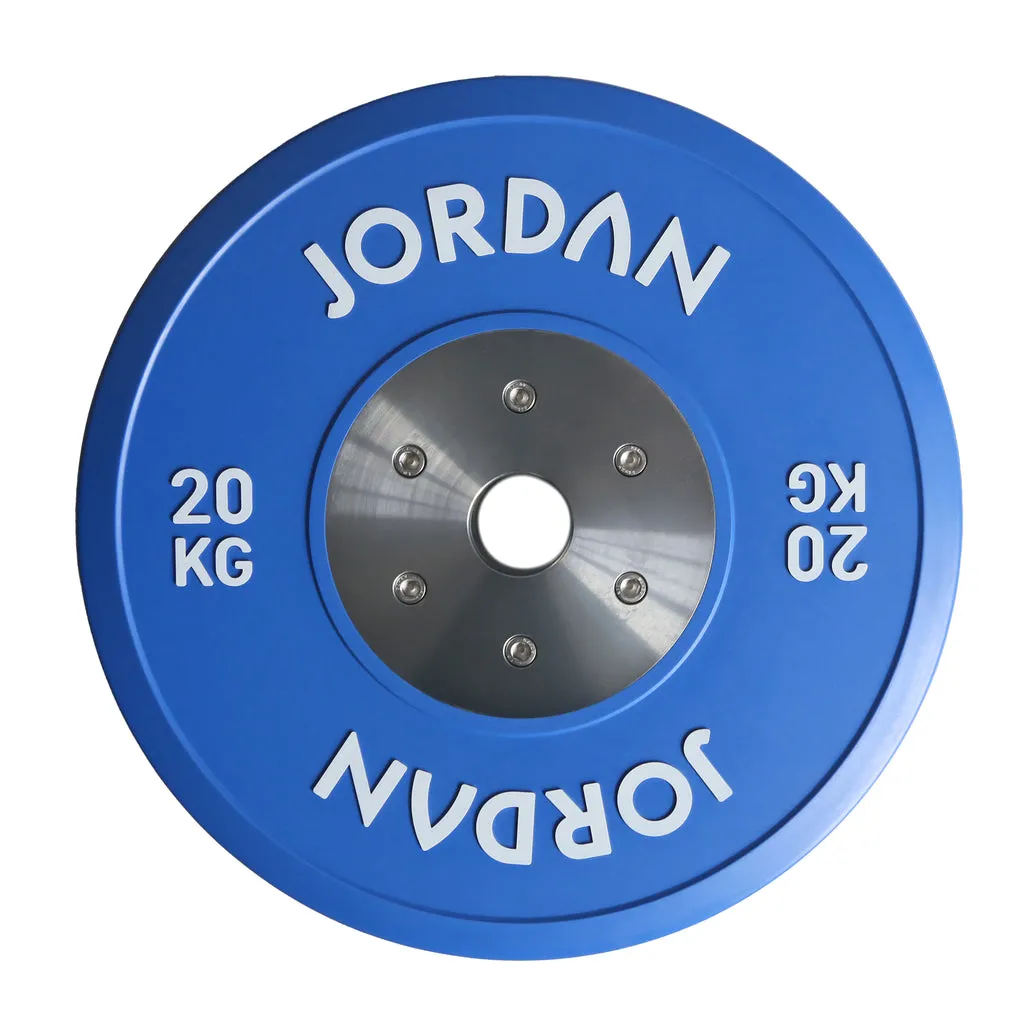 Jordan Coloured Rubber Calibrated Competition Weight Plate Set -140kg, Lifting Accessories, Air Bikes