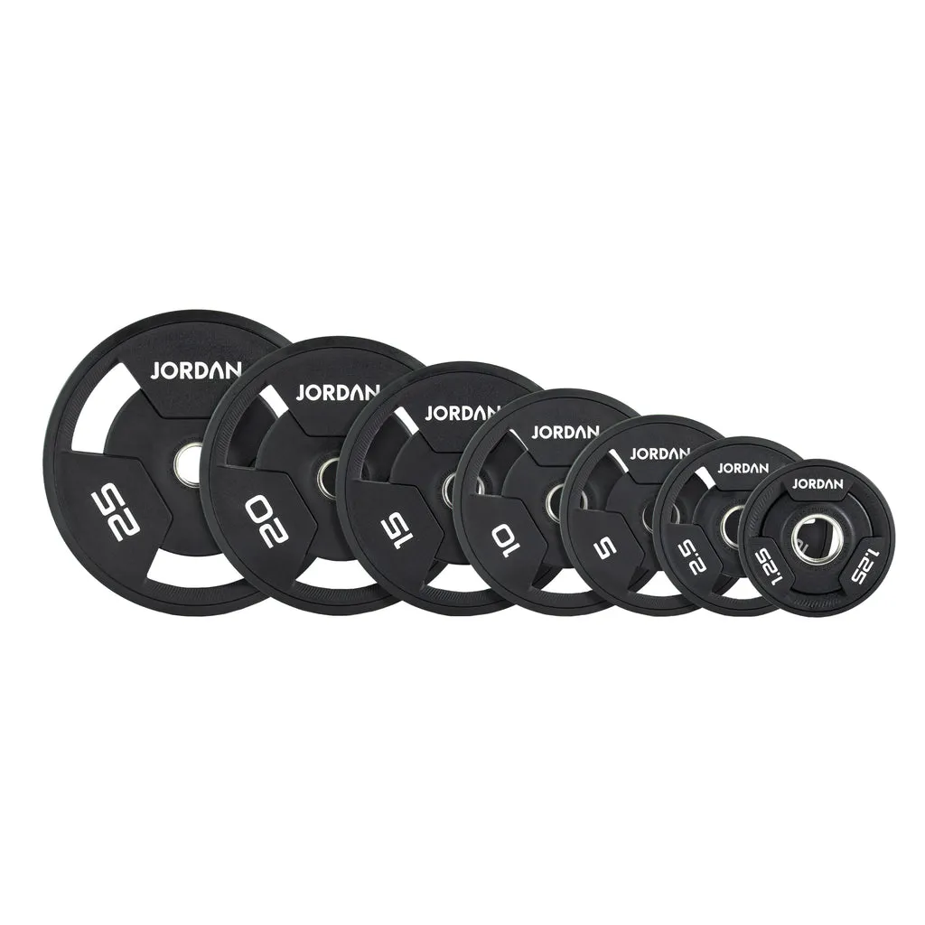 Instant Favorite Jordan Urethane Tri-Grip Olympic Plate Sets Most Wanted, Center Drive
