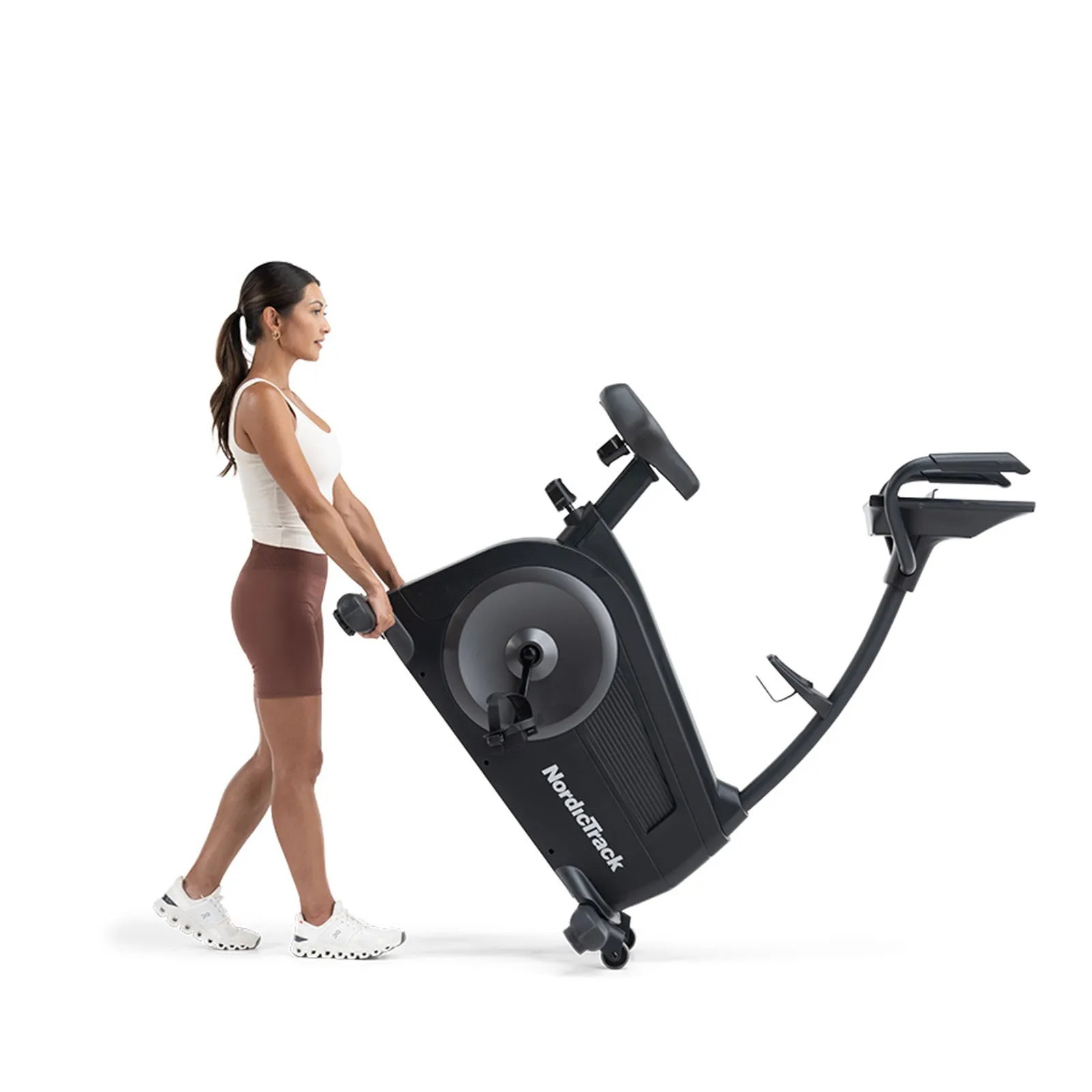 NordicTrack G LE Upright Bike, Weightlifting chalk, Balance board for kids