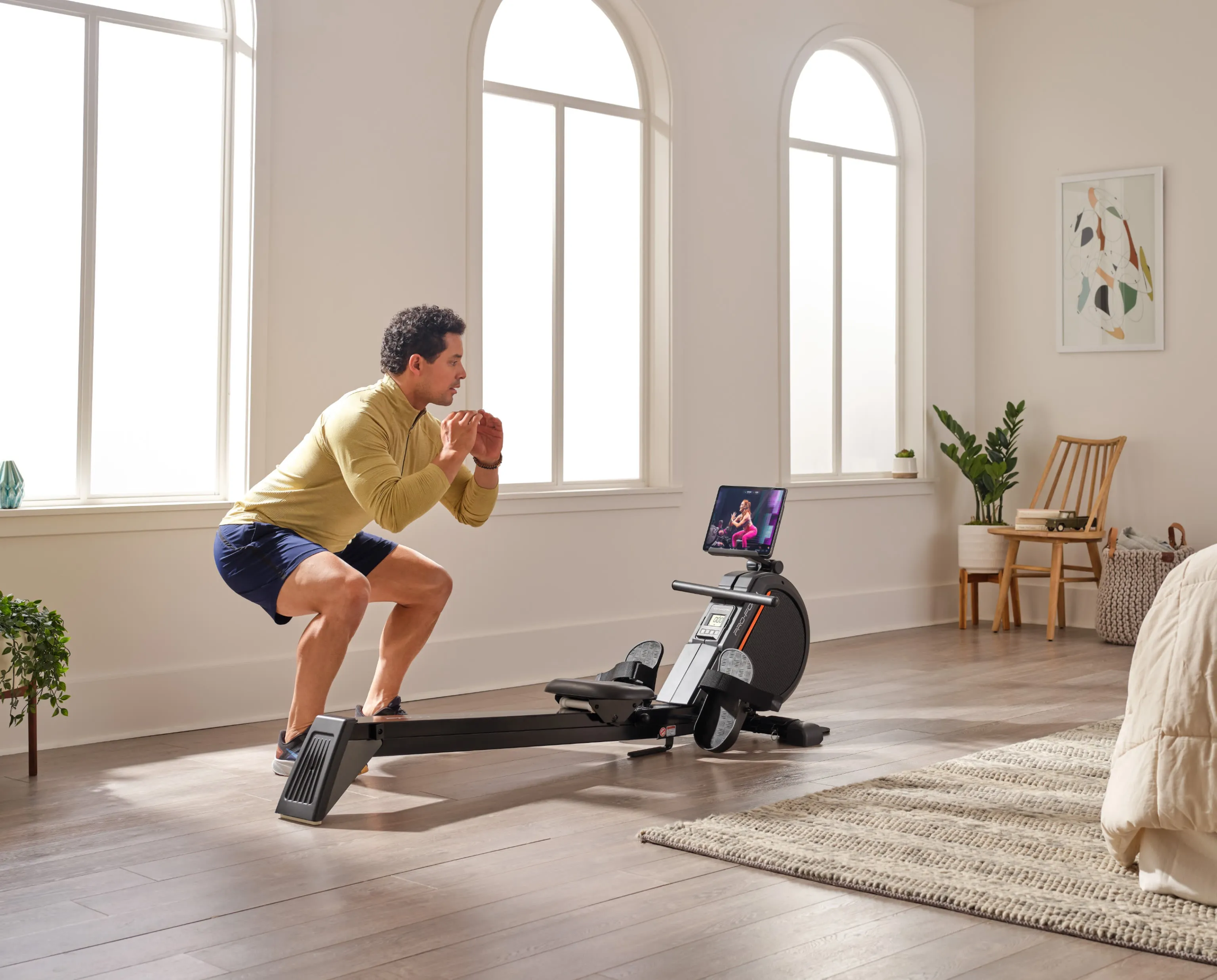 Proform 550R Rower, Bundles, Gym lock combination, Suspension Trainers