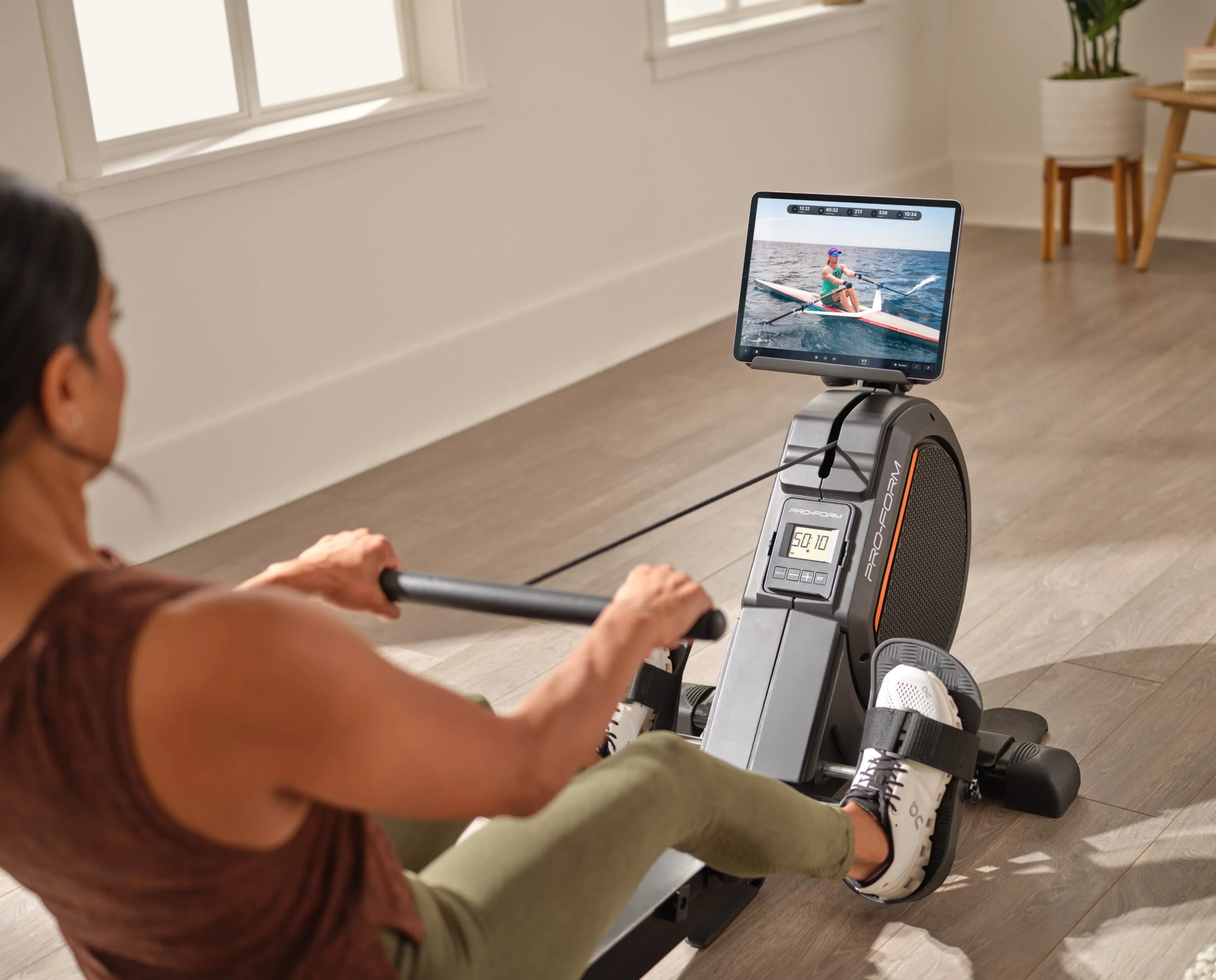 Proform 550R Rower, Indoor Cycling, Leg Machines, Personal Fixed Barbell