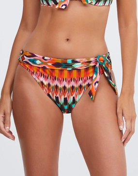 Ipanema Fold Bikini Pant - Pink Multi