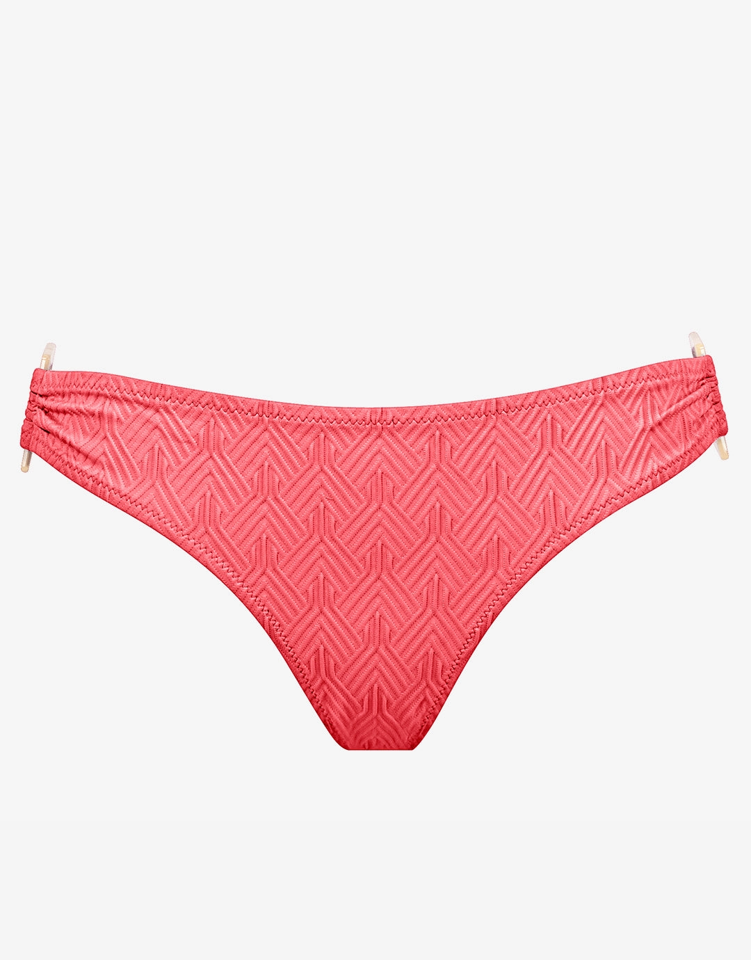 Island Nostalgia Ring Side Hipster Bikini Pant - Ocean Coral