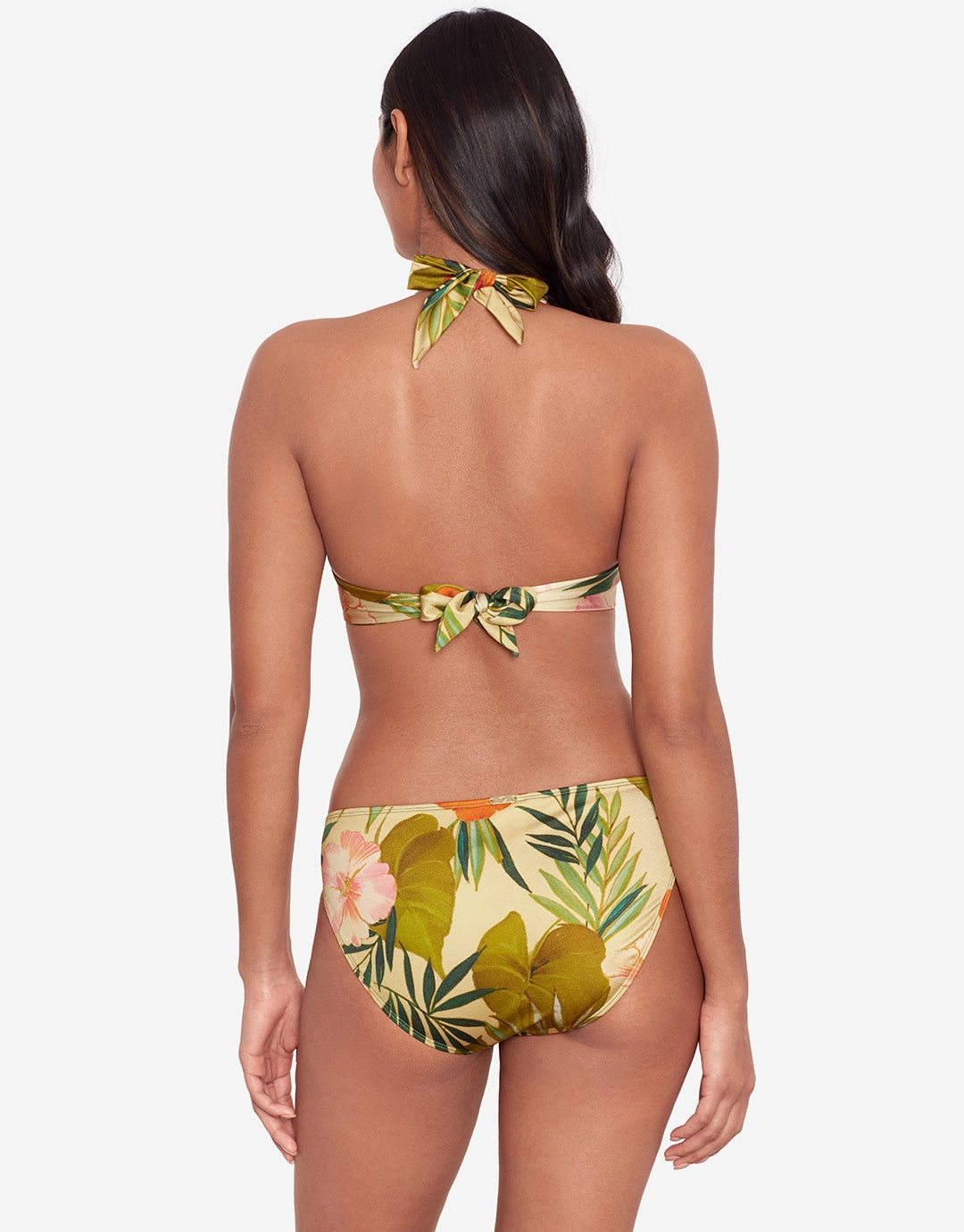 Island Tropical Rattan Ring Bikini Pant - Print