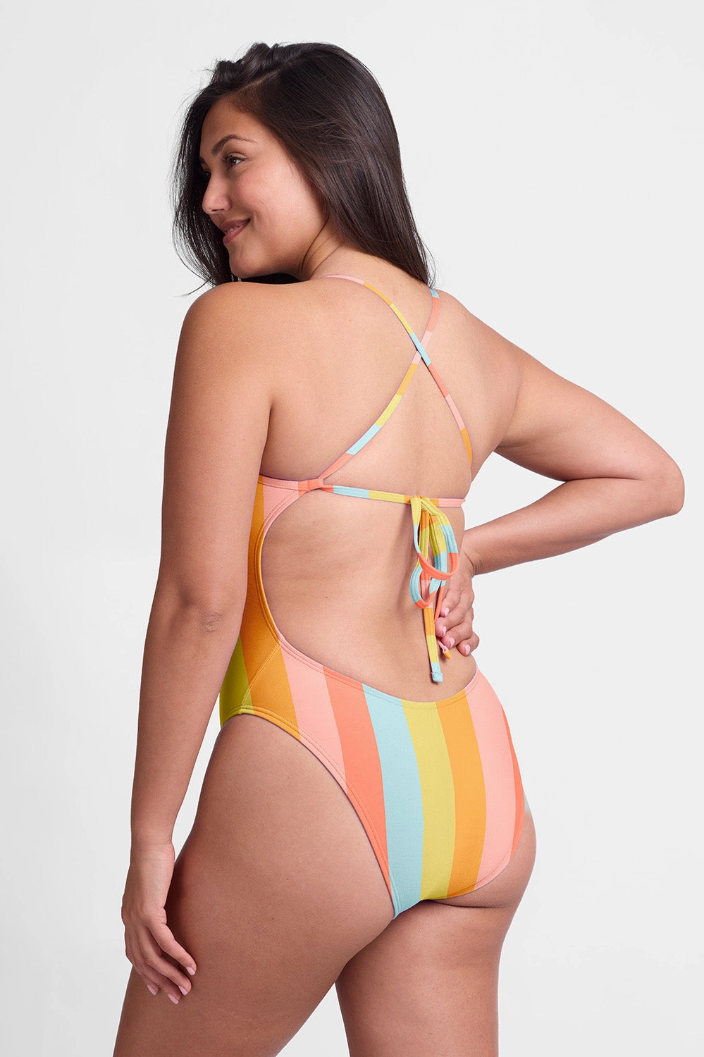 Jackson 4 One Piece Swimsuit - Sherbert