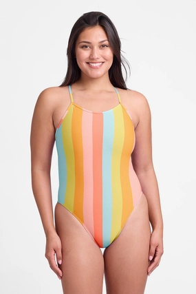 Jackson 4 One Piece Swimsuit - Sherbert