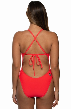 Jackson 4 One Piece Swimsuit - Strawberry
