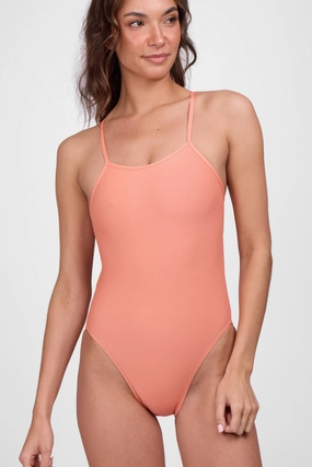 Jackson 4 One Piece Swimsuit -Tangelo