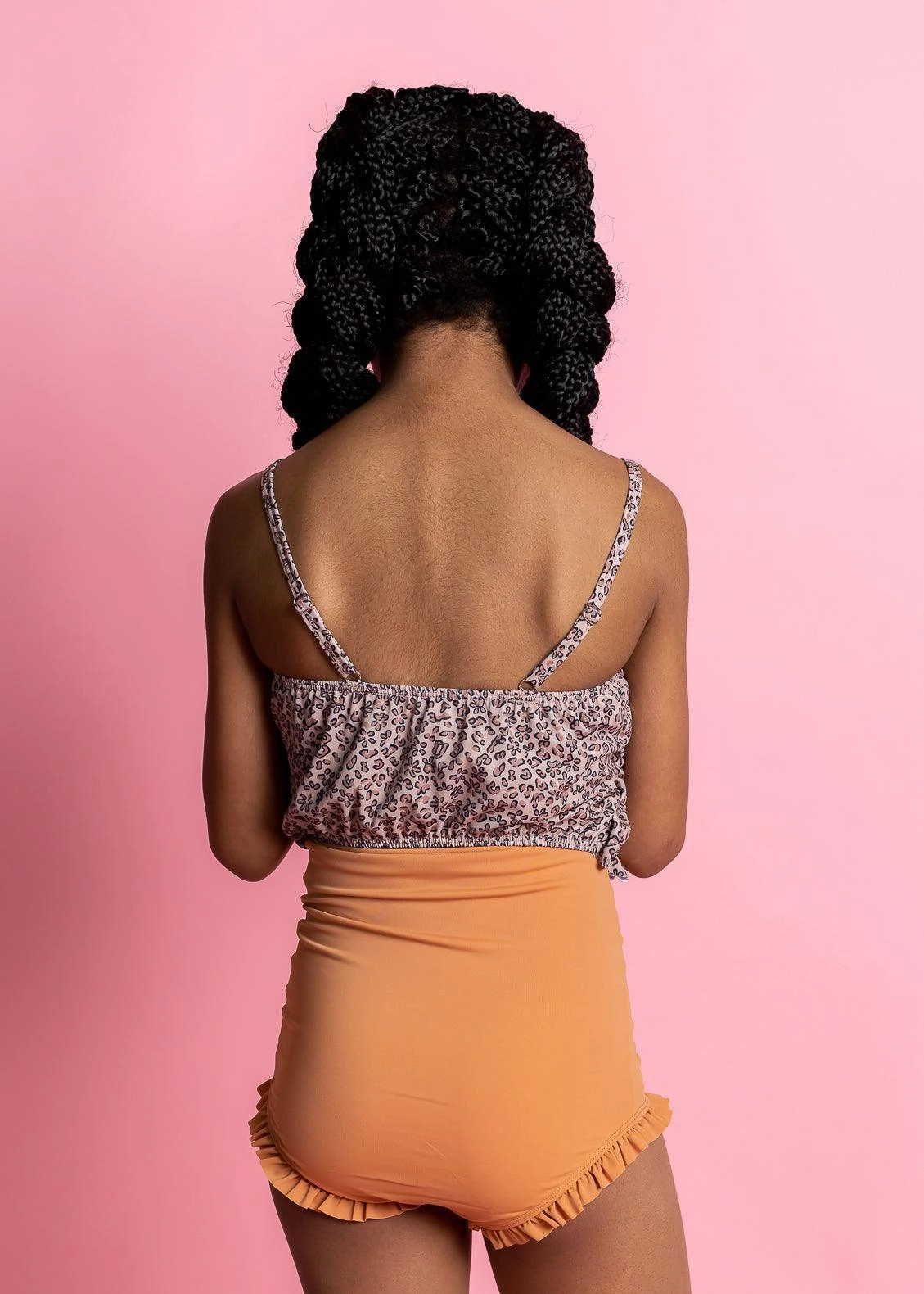Jaguar | Youth Oversized Ruffle Top
