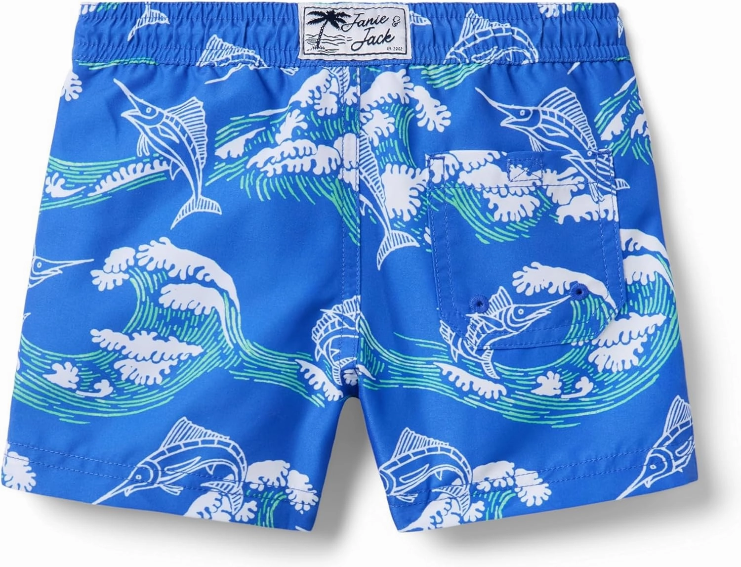 Janie and Jack Boys' Standard Printed Swim Shorts (Toddler/Little Big Kid)