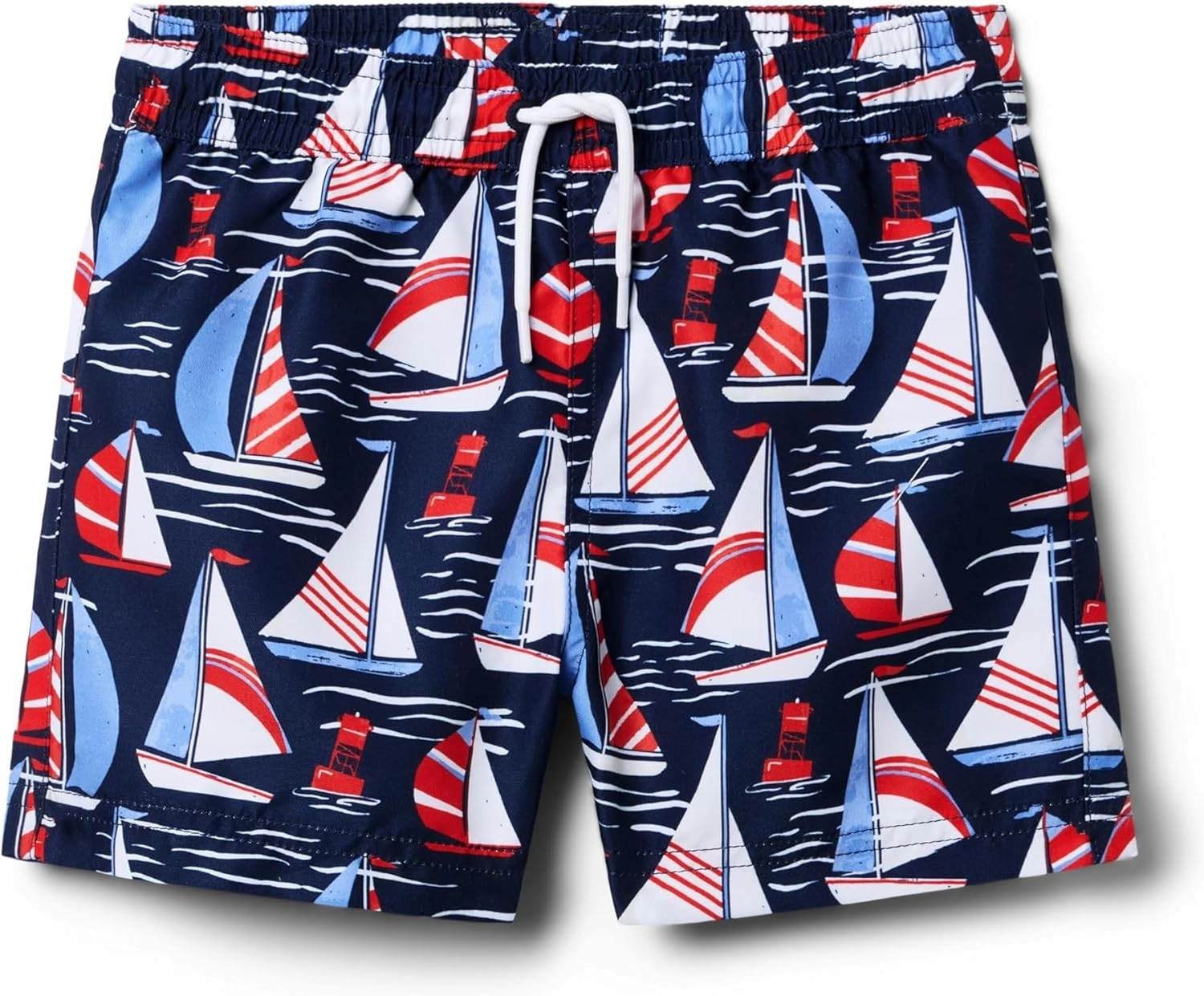 Janie and Jack Boys' Standard Printed Swim Shorts (Toddler/Little Big Kid)