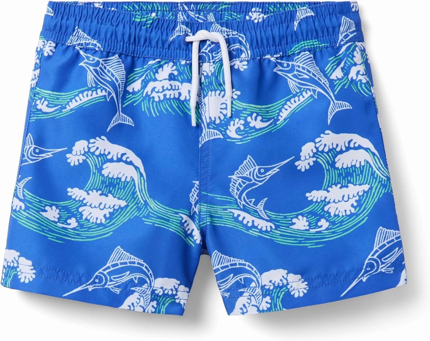 Janie and Jack Boys' Standard Printed Swim Shorts (Toddler/Little Big Kid)