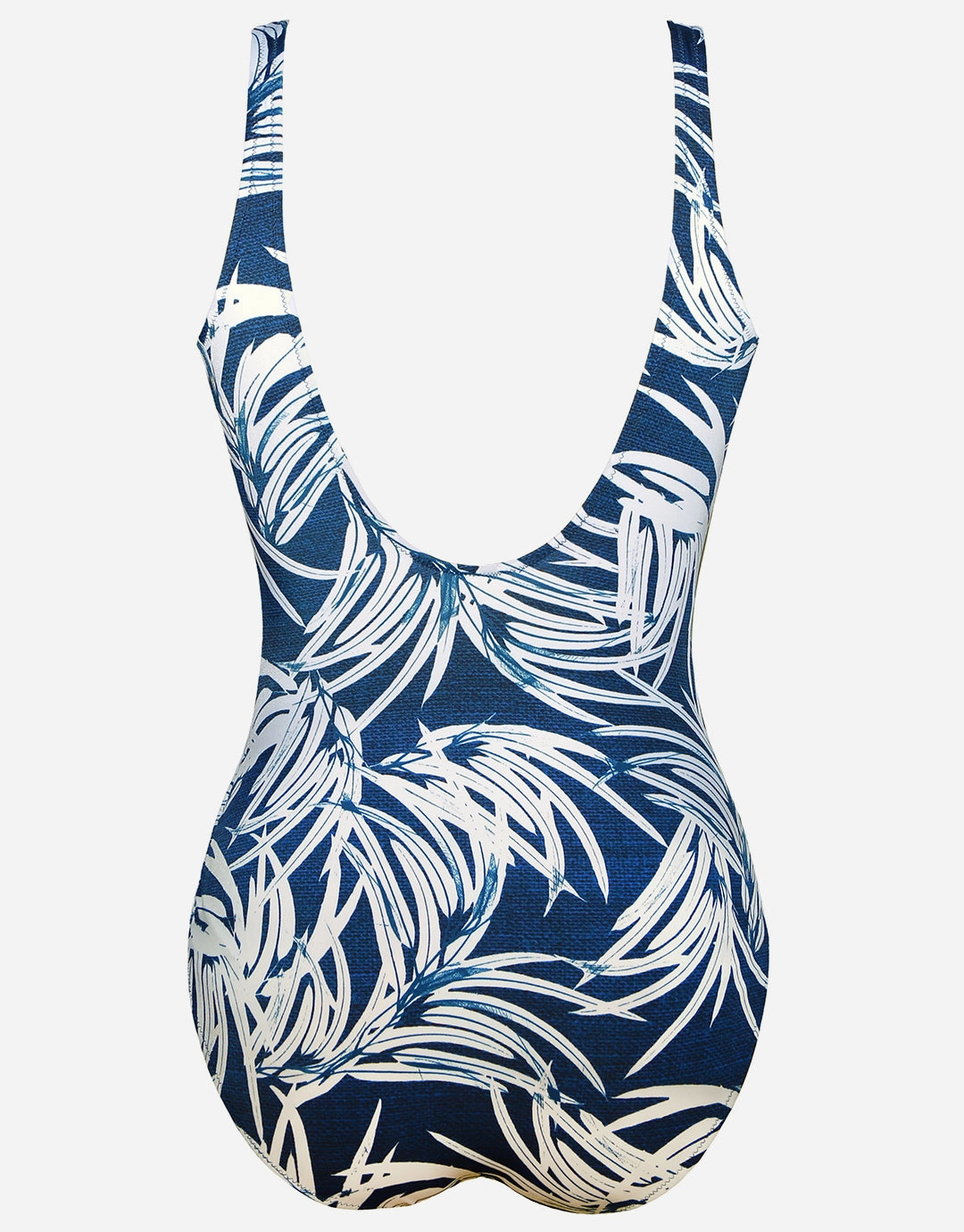 Jean Breeze Inclusive Fit Adjustable Leg Swimsuit - Denim White