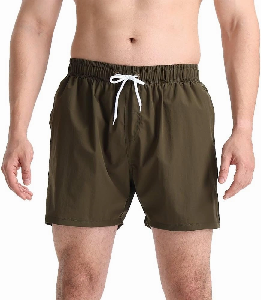 JIHUILAI Mens Swim Trunks Quick Dry Swim Shorts with Mesh Lining Beach Shorts Bathing Suits