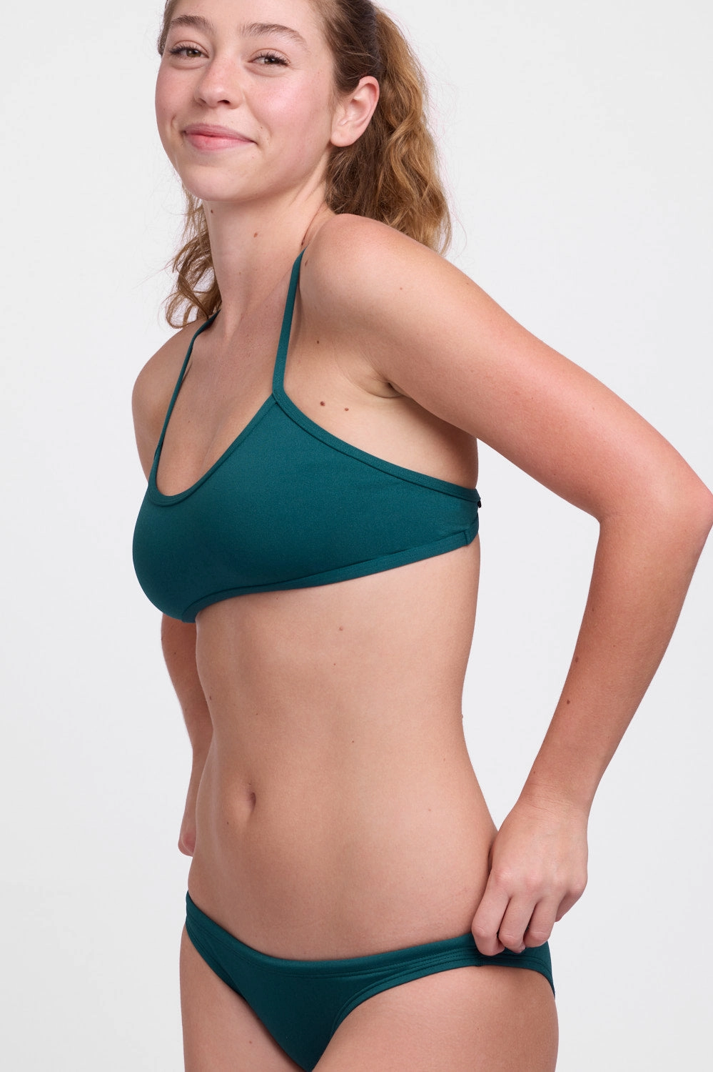 Jocelyn Bikini Top - Peacock