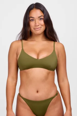 Julia Bikini Top - Kelp