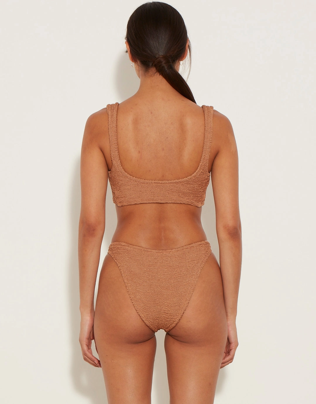 Juno Bikini Set - Metallic Cocoa