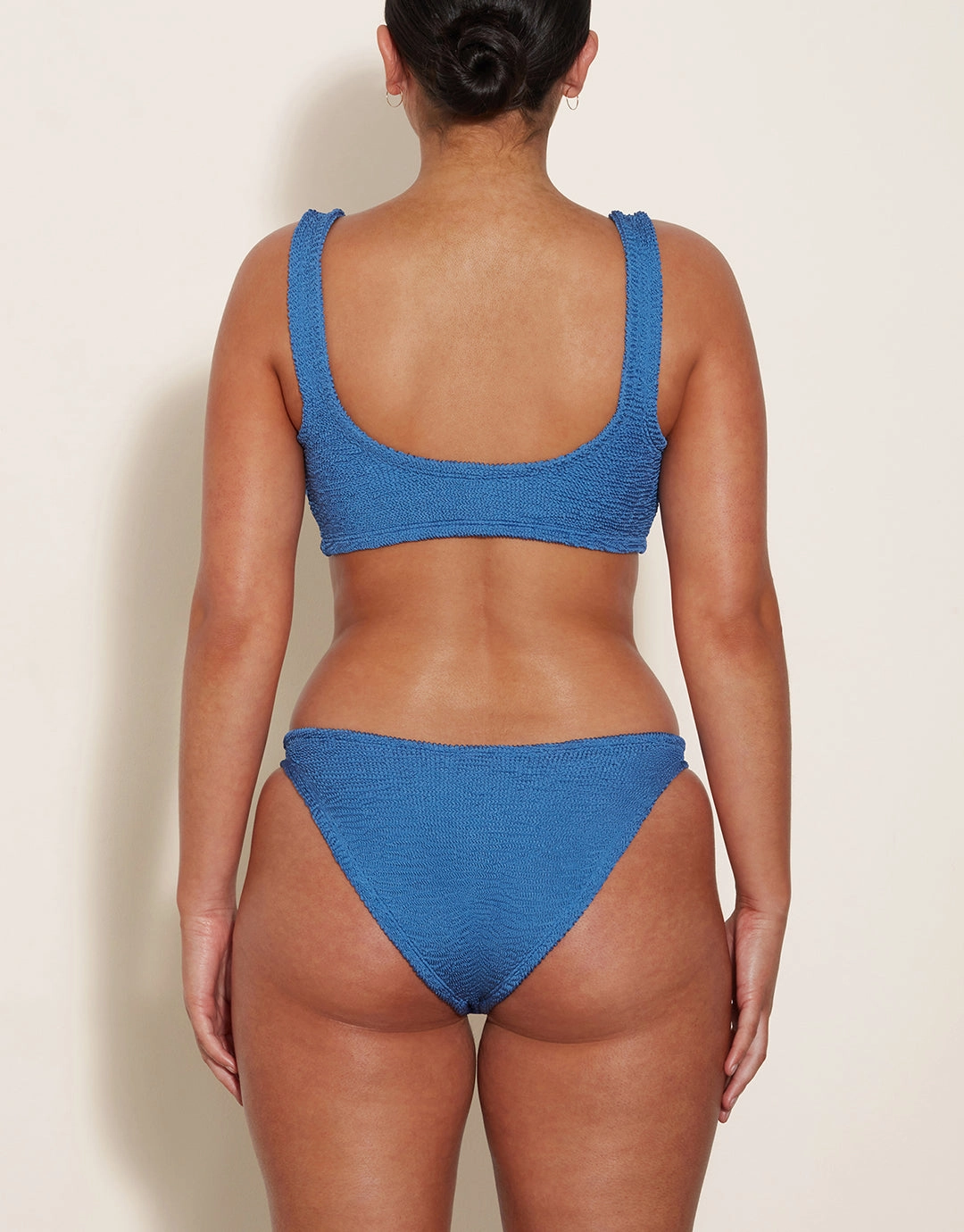 Juno Bikini Set - Metallic Denim