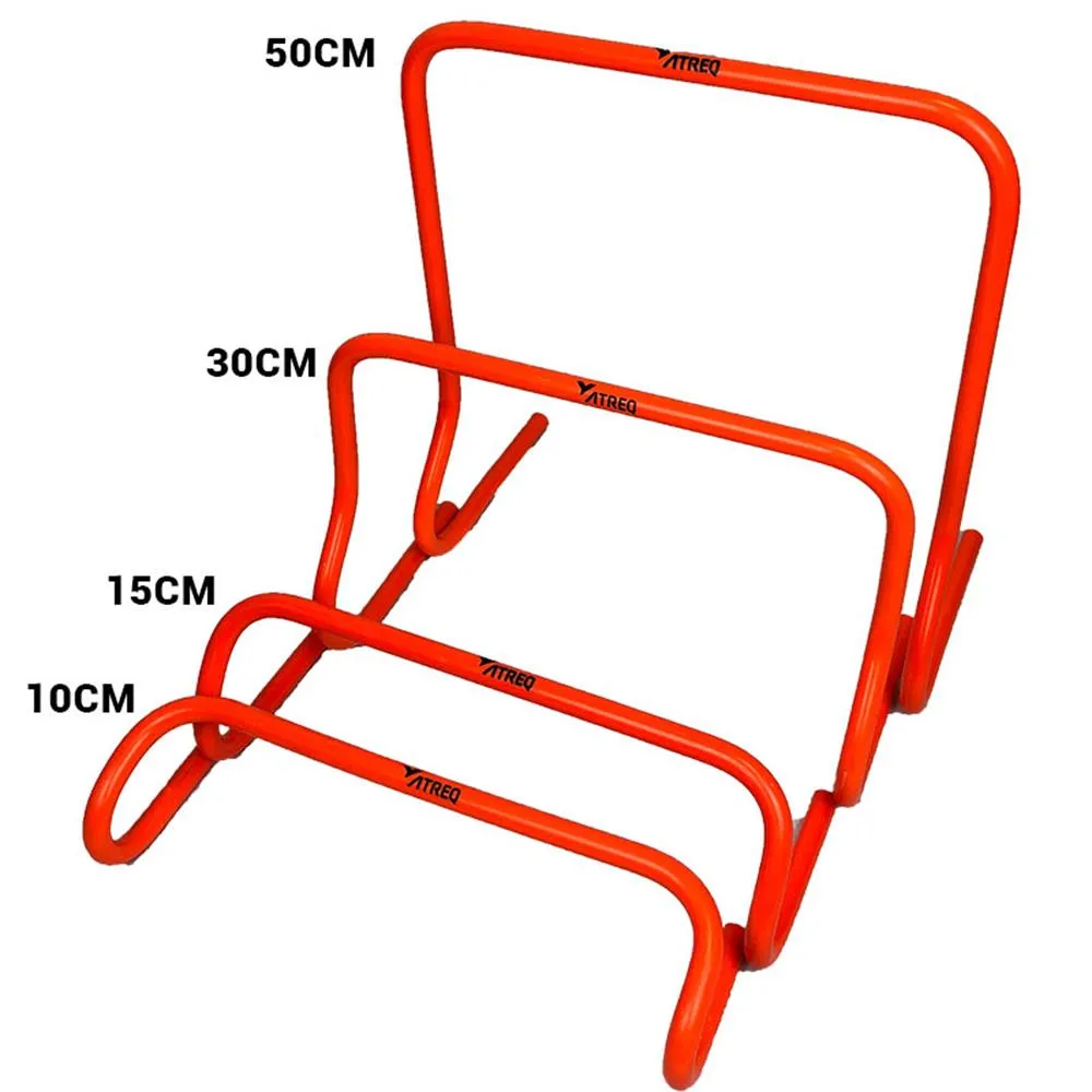 Atreq Agility Hurdle | (12'') 30cm, Solar powered treadmill