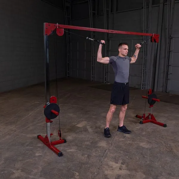 Body-Solid - BFCCO10 Cable Crossover, Kettlebells, Round Dumbbells