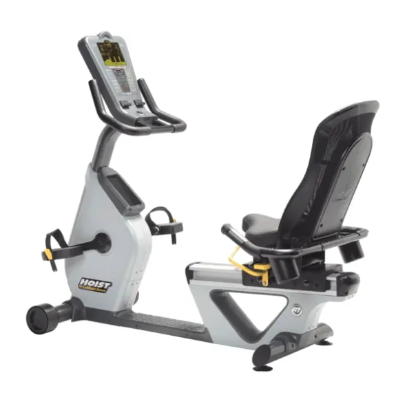 L-80900 HOIST LeMond Series RT Recumbent Trainer, Barbell weight set