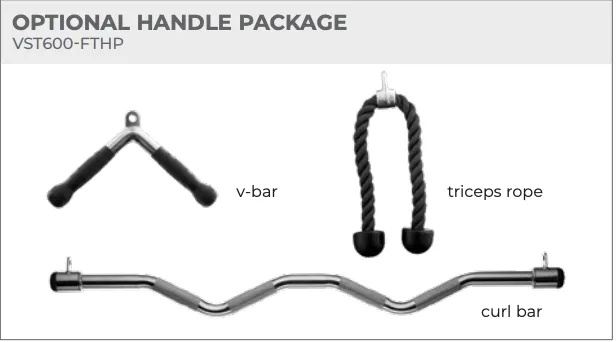 Just Arrived Vision Fitness Handle Package Quick Buy, Steel Plates