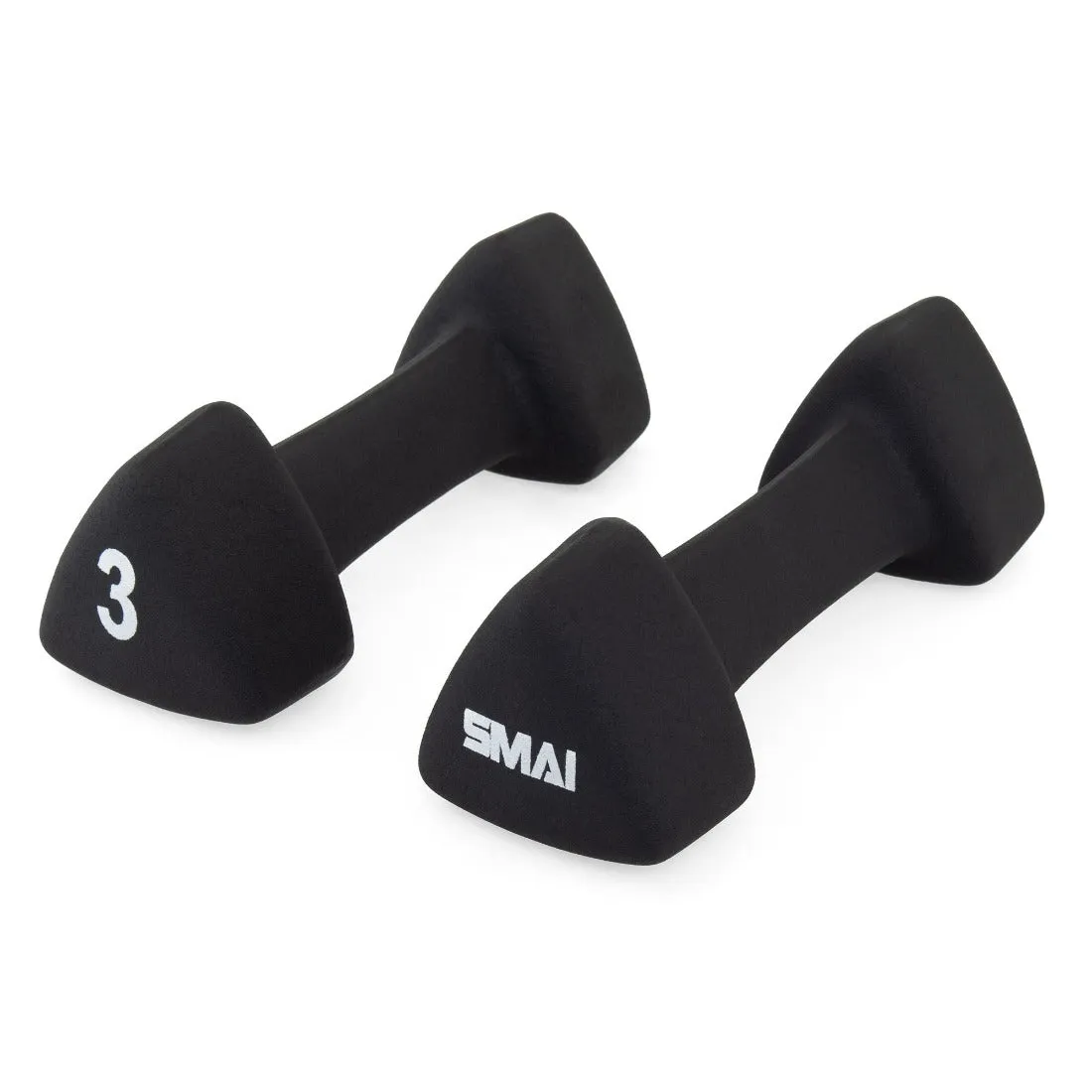 Dumbbell Set - Neoprene 1kg-5kg Pairs, Neoprene Dumbbells, Exercise Bikes, Non-slip yoga mat