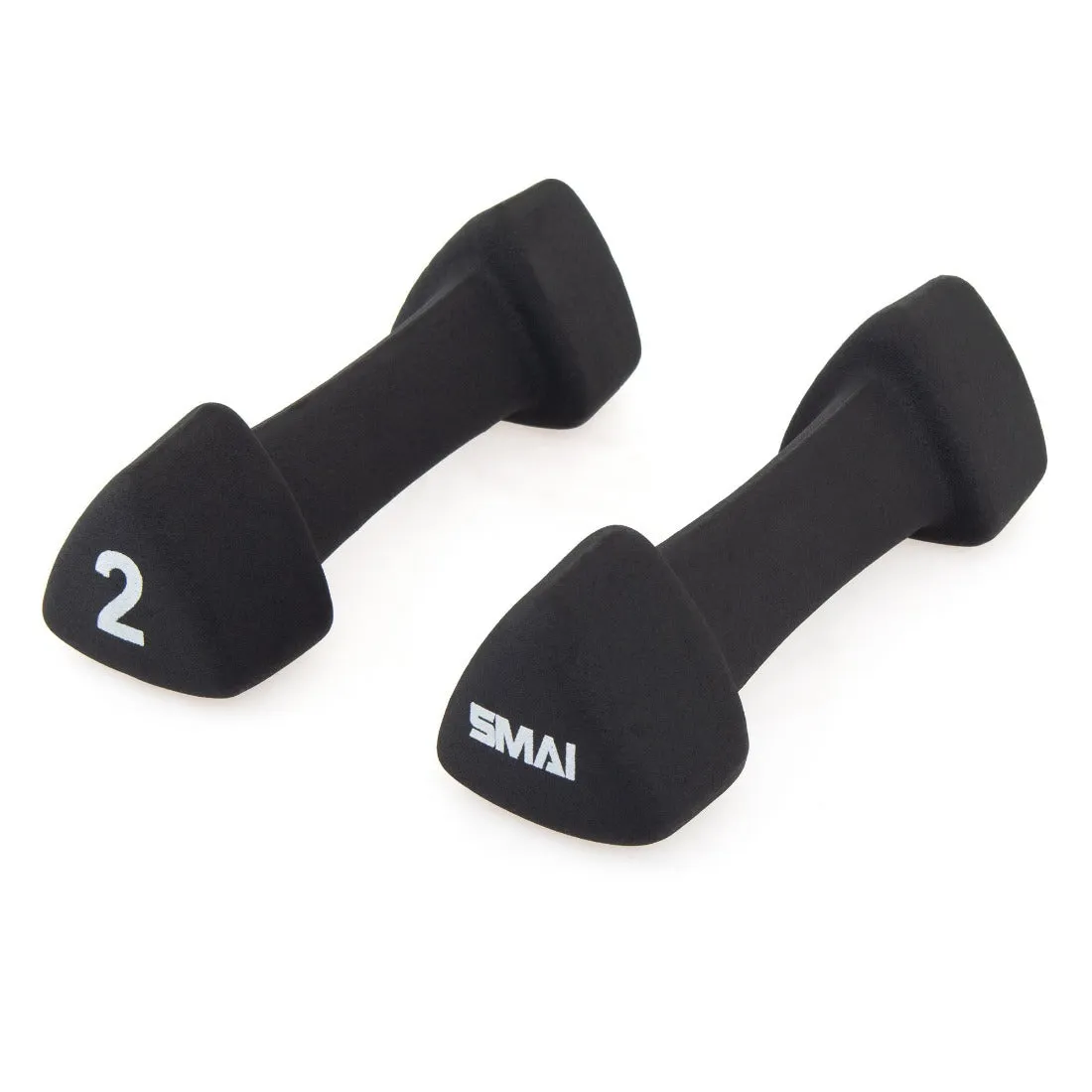 Dumbbell Set - Neoprene 1kg-5kg Pairs, Weight Bar Collars, Olympic Frisbee And Barbell Set