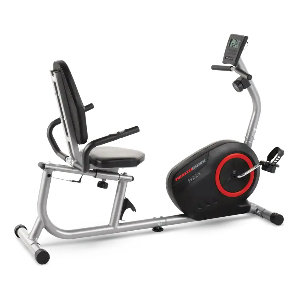 Healthrider H22x Recumbent Indoor Cycling Stationary/Exercise Bike, Quiet elliptical for apartment