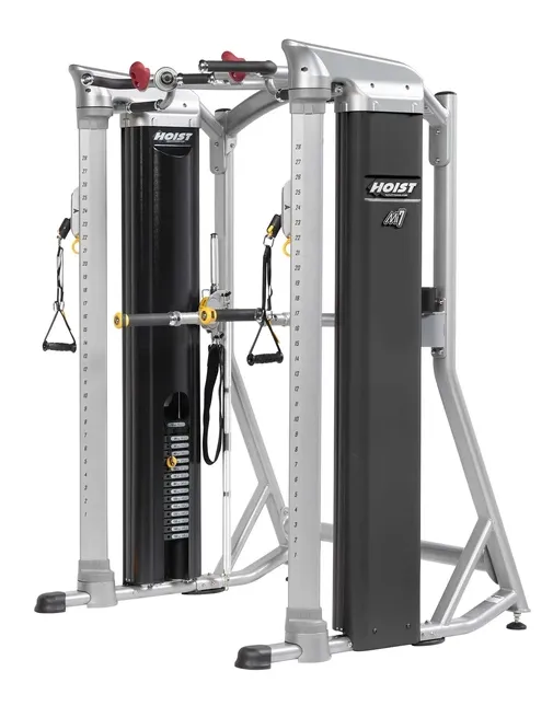 HOIST Mi7 Functional Training System, Barbell weight set, Rower Accessories