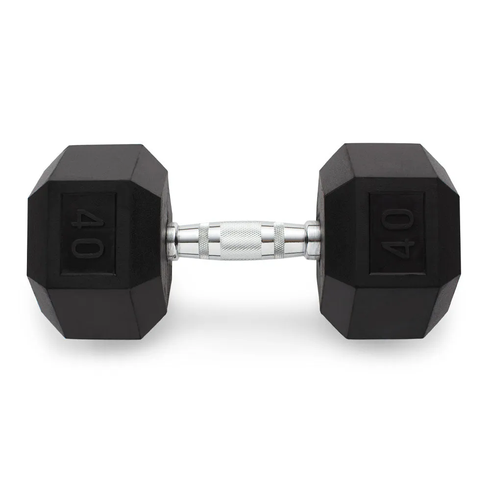 Just Dropped Weider, 40lb Rubber Hex Dumbbell, Single Unbeatable Combo, Elliptical,Cross trainers