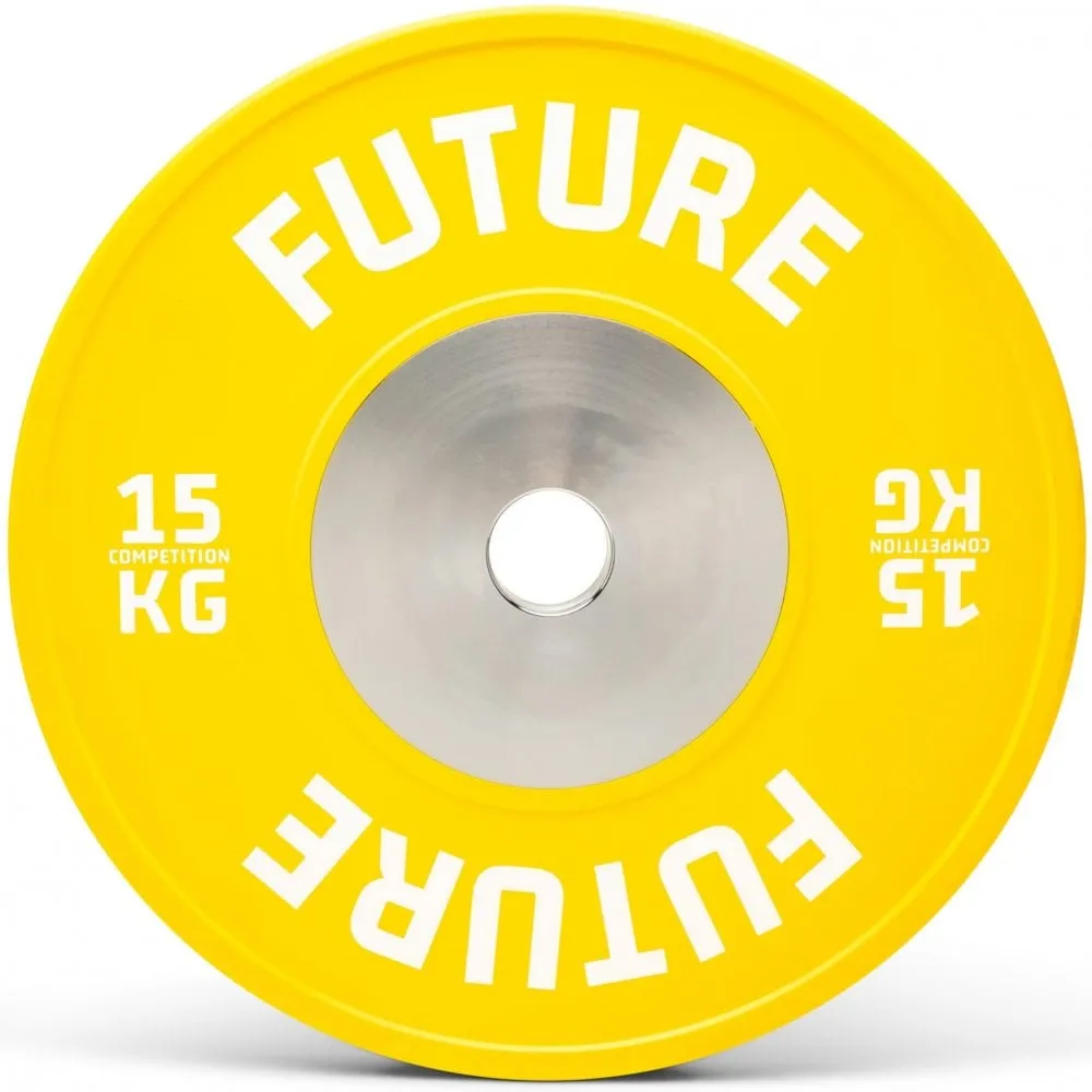 Future Competition Colour Coded Olympic Bumper Plate Set 150kg, Racks,Cages,Squat Stands, Cross training shoes, Yoga Props