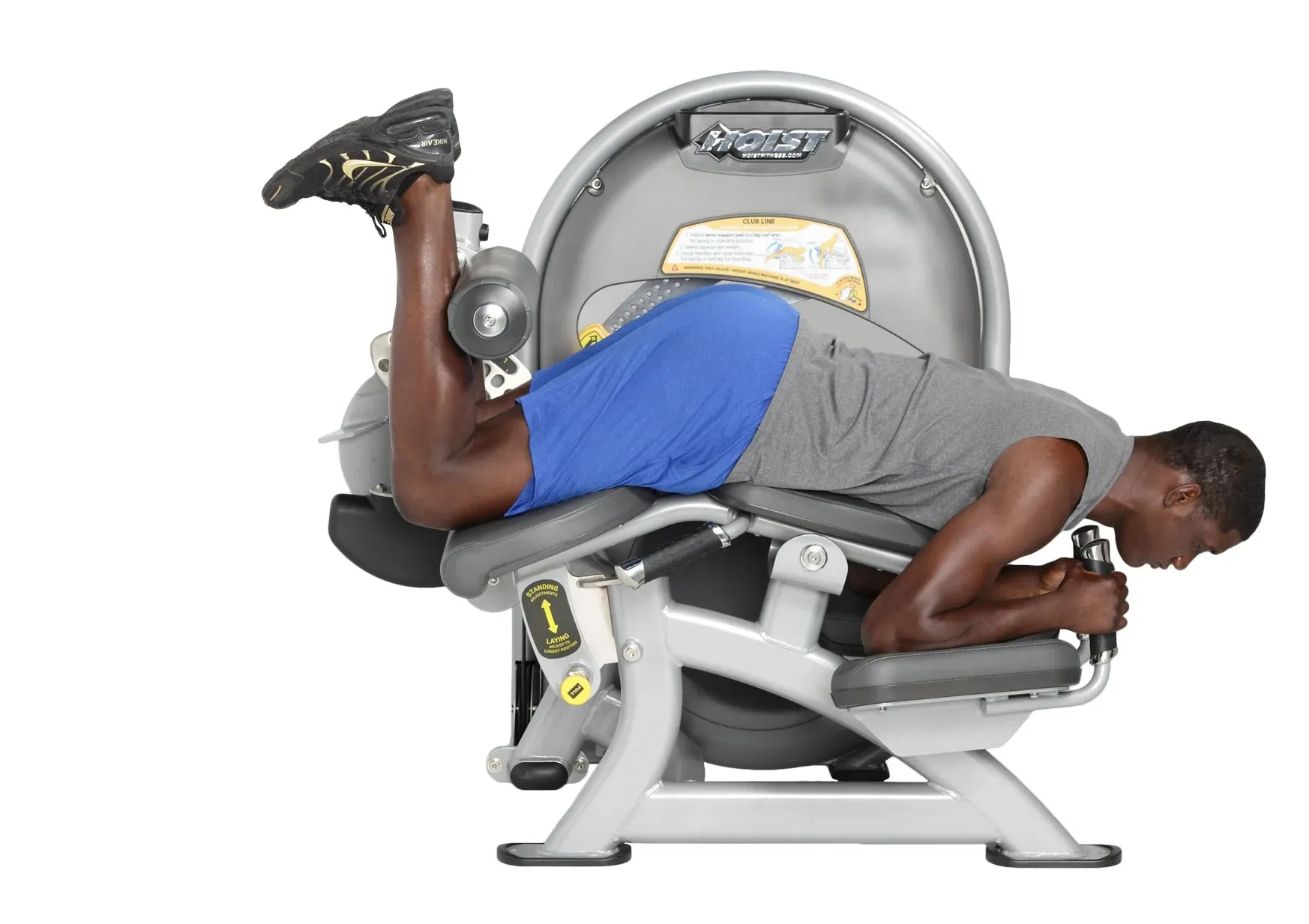 Hoist Clubline Standing/Prone Leg Curl, Weight Plate Sets, Low impact cardio machine, Pilates Reformers
