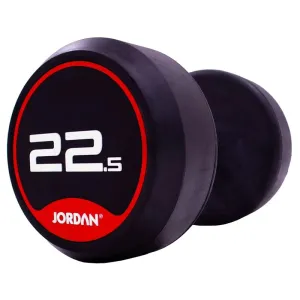 Just for You Jordan Fitness Classic Rubber Dumbbells 22.5kg New Favorites, Ab roller wheel
