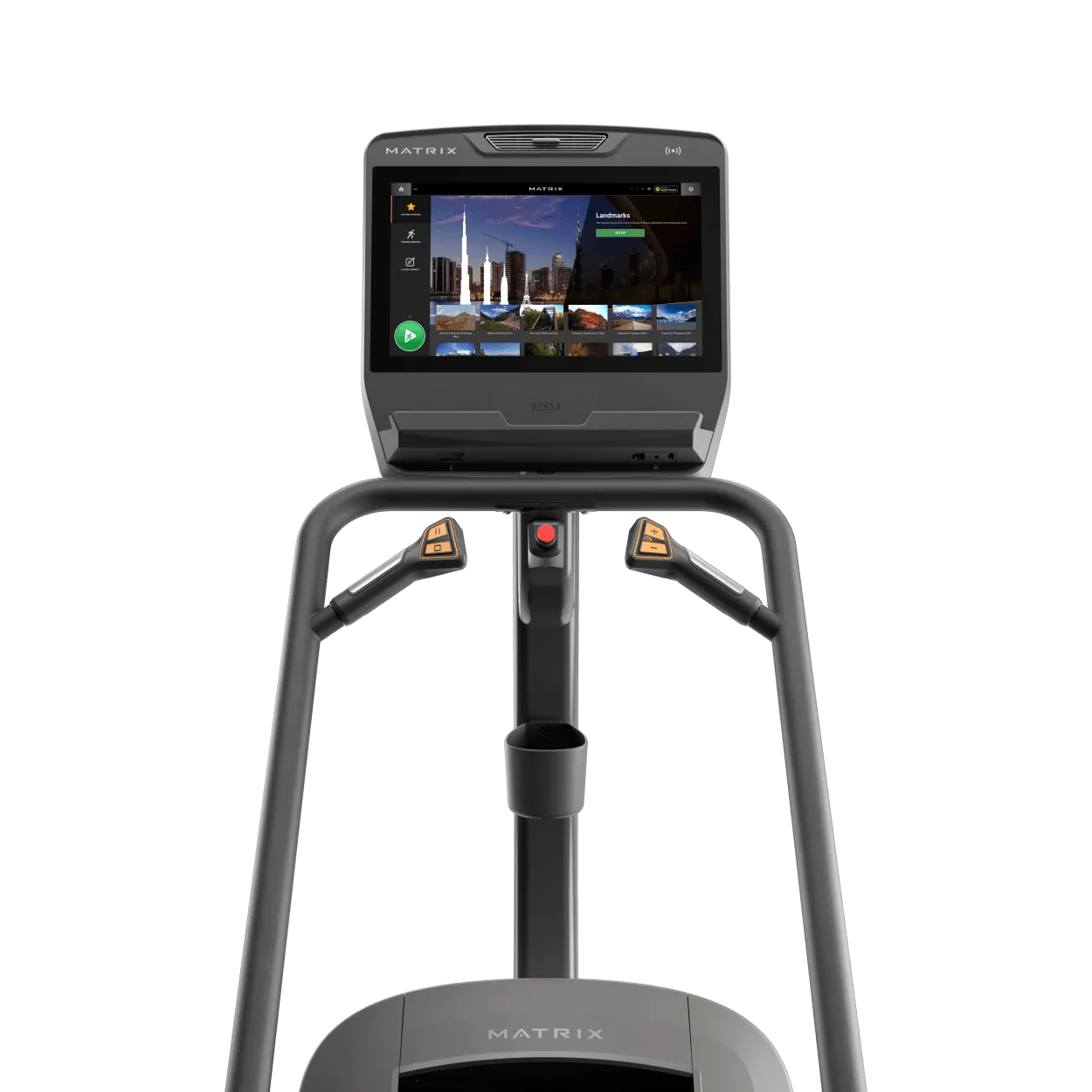 Lifestyle Climbmill with Touch XL Console, Peloton Bike , Quiet elliptical for apartment, Mats,Flooring